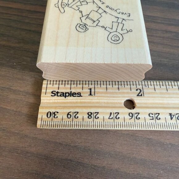 Stampin Up! The World Over Wood Rubber Stamp Set Of 3 Craft Supplies Arts & Craf - Picture 10 of 11